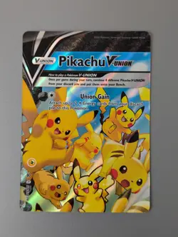 Pikachu V-Union SWSH141 Black Star Promo Set of 4 Pokemon TCG - Image 2