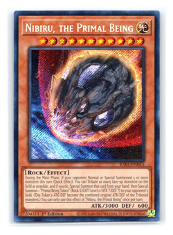 Nibiru, the Primal Being - RA01-EN015 - Secret Rare - 1st Edition - Yugioh - Image 1