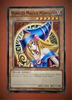 Yu-Gi-Oh YGLD-DEA04, Dunkles Magier-Madchen, "excellent", 1.Auflage - Image 1