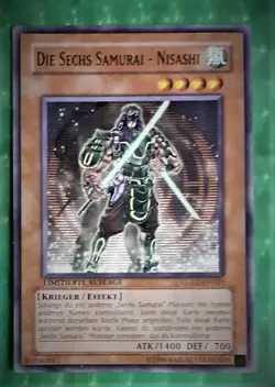 Yu-Gi-Oh GLD2 Die sechs Samurai - Nisashi , "excellent", Limitierte Auflage - Image 1