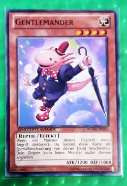 Yu-Gi-Oh WGRT, Gentlemander "near mint", 1. Auflage - Image 1