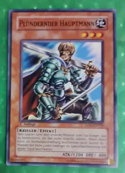 Yu-Gi-Oh 5DS1-DE018, plundernder Hauptmann, "near mint", 1.Auflage - Image 1