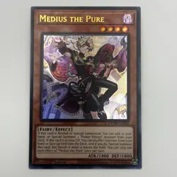 Medius the Pure 1st Edition Ultra Rare DUAD-EN008 Yu-Gi-Oh! Mint Condition - Image 1