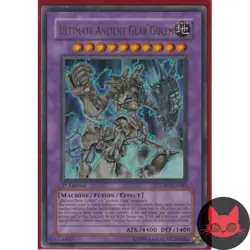 Yugioh Ultimate Ancient Gear Golem LODT-EN043 Ultra Rare 1st Edition LP - Image 1