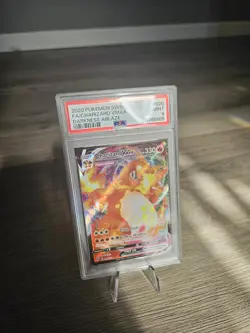 Pokemon TCG Charizard VMAX Darkness Ablaze 2020 PSA 9 Mint Card 020/189 - Image 1