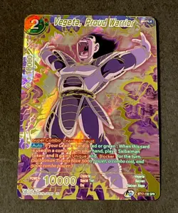 Dragon Ball Super Card Game Vegeta Proud Warrior Ultimate Squad BT17-132 SPR - Image 1