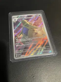 Pokemon TCG Paldea Evolved Tyranitar Card 222/193 Illustration Rare, Full Art - Image 2
