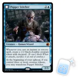POPPET STITCHER Innistrad: Midnight Hunt MID Magic MTG MINT CARD - Image 1