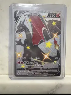 Pokemon TCG Charizard V Champions Path Holo Card 079/073 Secret Rare NM/M 2020 - Image 1