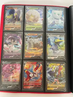 Binder Collection Huge Pokemon Card TCG Lot V, Shiny, Rainbow, NM-M pack fresh - Image 3