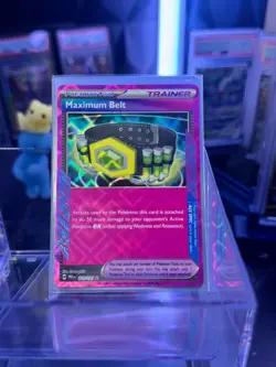 Maximum Belt ACE SPEC 022/020 Pokemon Tool Holo Trainer Card - Image 1