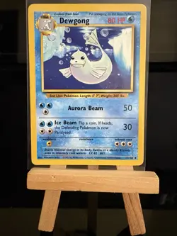 DEWGONG - 25/102 Base Set WotC MP/LP - Regular Uncommon - Pokemon TCG Card - Image 1