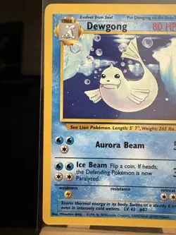 DEWGONG - 25/102 Base Set WotC MP/LP - Regular Uncommon - Pokemon TCG Card - Image 2