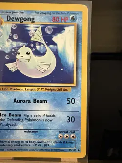 DEWGONG - 25/102 Base Set WotC MP/LP - Regular Uncommon - Pokemon TCG Card - Image 3