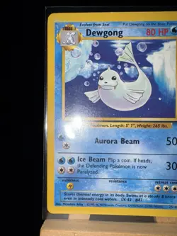 DEWGONG - 25/102 Base Set WotC MP/LP - Regular Uncommon - Pokemon TCG Card - Image 5
