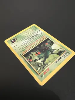 Erika’s Oddish 47/132 Gym Heroes Unlimited 2000 Pokemon Card Uncommon LP - Image 4