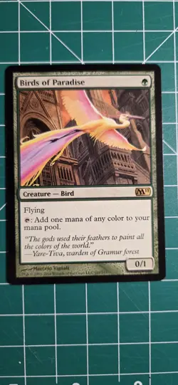 Magic: The Gathering Birds of Paradise Card Magic 2011/M11 - Image 1