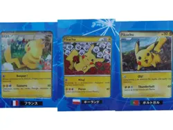 Pokemon card pikachu world collection 2010 set Blue Japanese - Image 5