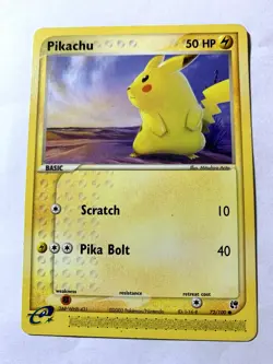 PIKACHU - 72/100 - EX Sandstorm - Pokemon e-Card Series - Common - NM - Image 1