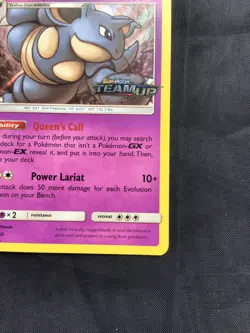 Pokemon Cards: Team Up Prerelease Promo: Nidoqueen SM160 - Image 5