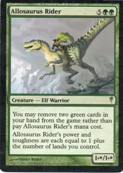 MTG: Coldsnap: Allosaurus Rider: Moderately Played Condition - Image 1