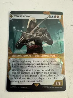 Edward Kenway - MTG Assassin's Creed Pack Fresh Full Art Textured Foil 269 - Image 1