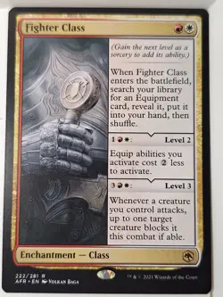 Fighter Class Adventures in the Forgotten Realms- Magic the Gathering MTG Nice! - Image 1