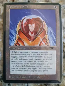 tawnos's coffin🔥 Antiquities ARTIST PROOF 🎨 from CHRISTOPHER RUSH estate... - Image 1