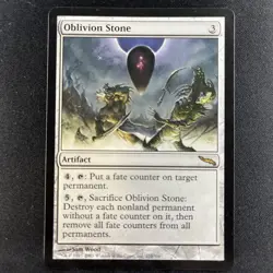 MTG Magic the Gathering 1x SP Oblivion Stone - Mirrodin x1 - Image 1