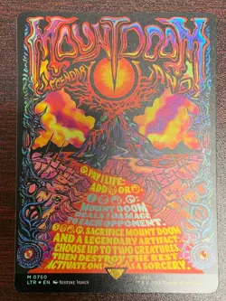 FOIL ALTERNATE Mount Doom ~ The Lord of the Rings [ NearMint ] [ Magic MTG ] - Image 2