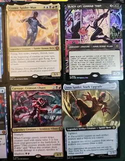 MTG Spiderman X15 Lot - 12 RARES/MYTHIC, Foils, Full Alt Extended Arts! Cosmic - Image 2