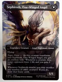 Sephiroth, Fabled SOLDIER (0317) (Borderless) Final Fantasy Non-Foil NM - Image 3