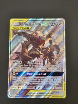 2020 Pokemon TCG Sun and Moon Umbreon & Darkrai GX Black Star Promo #SM241 - Image 1