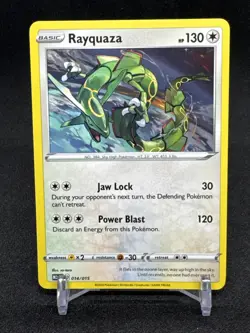 Rayquaza 014/015 New 2025 McDonalds Happy Meal Pokemon Card NM - Image 1