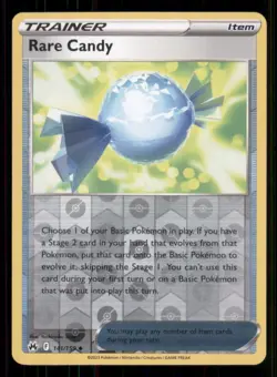 Rare Candy Crown Zenith #141/159 Uncommon Reverse Holo Pokemon LP - Image 1