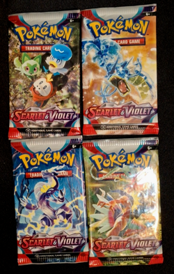 4x Pokemon TCG - Scarlet & Violet Booster Packs FACTORY SEALED - Image 2