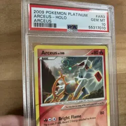 SWIRL PSA 10 Gem Mint Arceus AR3 Holo 2009 Pokemon Platinum Arceus - Image 2