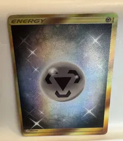 Pokemon TCG Metal Energy Full Art Holo Ultra Rare 163/149 Sun Moon Base - Image 1