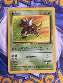 Pinsir 25/64 Jungle Unlimited Pokemon TCG 1999 HP - Image 1
