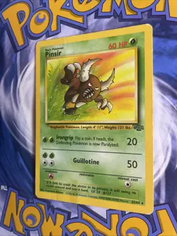 Pinsir 25/64 Jungle Unlimited Pokemon TCG 1999 HP - Image 3