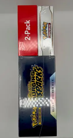 Pokemon Scarlet and Violet Surging Sparks ETB & Booster Bundle Costco 2-pack - Image 4