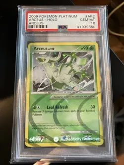 Arceus AR2 PSA 10 Platinum Arceus 2009 Pokemon - Image 1