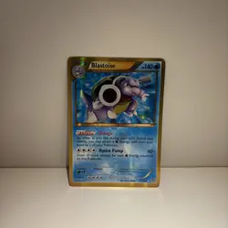 Pokemon, Gold Secret Rare Blastoise, Holo, 2012 Nintendo, 137/135, Plasma Storm - Image 1