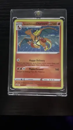 Pokemon TCG Special Delivery Charizard SWSH075 holo Promo - Image 2