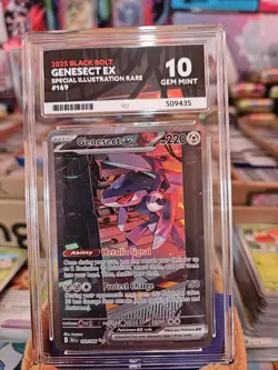 Pokemon TCG Genesect EX 169/086 Black Bolt 💎ACE 10 💎 - PERFECT SUBGRADES - Image 1