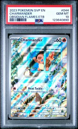 2023 POKEMON SVP EN-SV BLACK STAR PROMO #044 CHARMANDER PSA 10 - Image 1