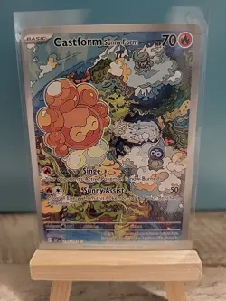 Castform Sunny Form 195/191 Sv08: Surging Sparks IR Near Mint - Image 1
