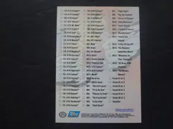 2000 Topps Pokemon Series 3 TV Animation Checklist Blue Logo NNO - Image 2
