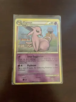 Pokemon TCG Espeon HS-Undaunted 2/90 Exclusive Cracked Ice Holo - Image 1