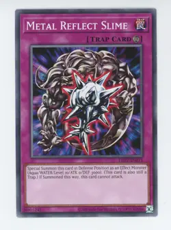 Yugioh Metal Reflect Slime LED7-EN015 Common NM x3 Play Set - Image 1